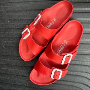 Red Foam / Leather Birkenstock